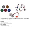 AMPERIMETRO VOLTIMETRO DIG PANEL 22mm CA
