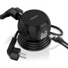REGLETA 3 TOMAS SCHUKO+2xUSB+2xUSBc CUBO