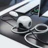 REGLETA 3 TOMAS SCHUKO+2xUSB+2xUSBc CUBO