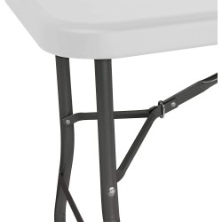 MESA PLEGABLE PORTATIL RECTAGULAR 1,8Mts