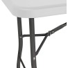 MESA PLEGABLE PORTATIL RECTAGULAR 1,8Mts