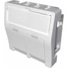 MODULO 45x45 2xRJ45 CON G-POLVO KEY BLAN
