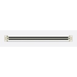 PANEL 19" 1U AUDIO 2X48 BANTAM