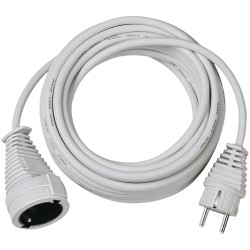 CABLE ALIMENTACION SCHUKO M-H 5M BLANCO
