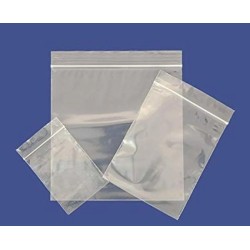 BOLSA CIERRE ZIP 200X200mm TRANSPARENTE