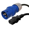 CABLE CETAC 3P 16A M-C13 H 2Mts 3G1.5mm