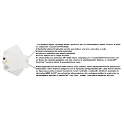 MASCARILLA 3M C322 FFP2 CON VALVULA