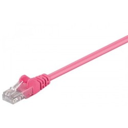 CABLE UTP CAT5E RJ45 M-M 1M ROSA