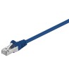 CABLE FTP CAT5E RJ45 M-M 0,25M AZUL