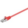CABLE FTP CAT5E RJ45 M-M 1M ROJO