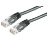 CABLE UTP CAT6 RJ45 M-M 0,5M NEGRO