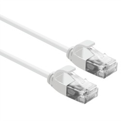 CABLE UTP CAT6A RJ45 M-M 0,5M BLANCOSLIM