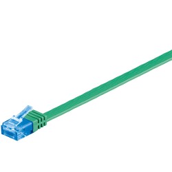 CABLE UTP CAT6A PLANO RJ45 M-M 20M VERDE