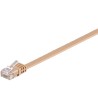 CABLE UTP CAT6 PLANO RJ45 M-M 3M BEIGE