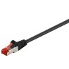 CABLE SFTP CAT6 RJ45 M-M 20M NEGRO LSZH