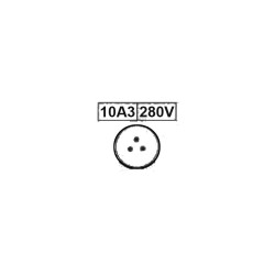 CONECTOR MILITAR CIRCULAR 3 PINES MACHO