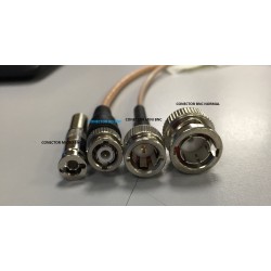 CABLE MICRO BNC M-BNC H 0.6/2.8 35cm AZ