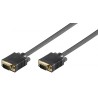 CABLE VGA M-M 0,8MTS NEGRO
