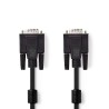 CABLE VGA M-M 2MTS NEGRO CON FERRITAS