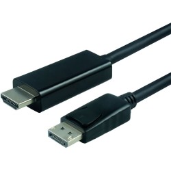 CABLE DISPLAYPORT M-HDMI MACHO 7,5M V1.2