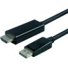 CABLE DISPLAYPORT M-HDMI MACHO 7,5M V1.2
