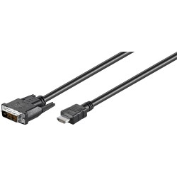 CABLE HDMI M-DVI-D 18+1 M 5MTS ORO