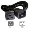 CABLE ALIMENTACION C19 H-C20 M 2M NEGRO
