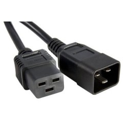 CABLE ALIMENTACION C19 H-C20 M 5M NEGRO