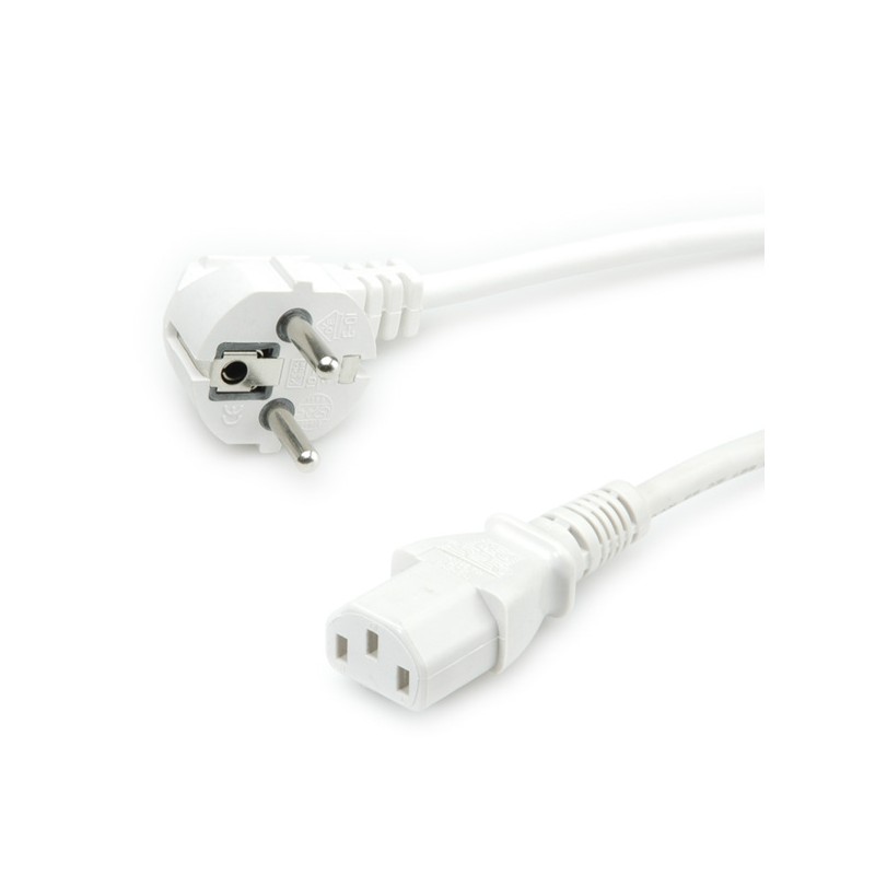 CABLE ALIMENTACION RED-CPU C13 1,8M BLAN
