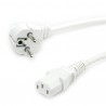 CABLE ALIMENTACION RED-CPU C13 1,8M BLAN