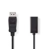 ADAPTADOR DISPLAYPORT M-HDMI H 20cm NEGR