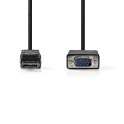 CABLE DISPLAYPORT M-VGA M 1M V.1.1 NEGRO