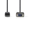 CABLE DISPLAYPORT M-VGA M 1M V.1.1 NEGRO