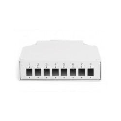 CAJA METALICA CARRIL DIN 8xLC Duplex
