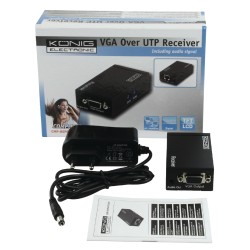 RECEPTOR VGA POR UTP RJ45 hasta 300m KON