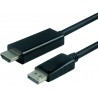 CABLE DISPLAYPORT M-HDMI MACHO 7,5M V1.2