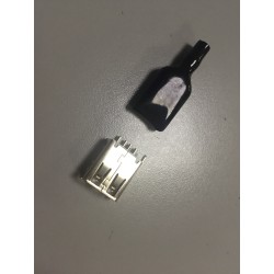 CONECTOR USB TIPO A HEMBRA SOLDAR AEREO