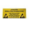CARTEL SEÑALIZACION ESTATICA 25,5x10,5cm