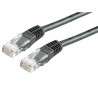 CABLE UTP CAT6 RJ45 M-M 2M NEGRO