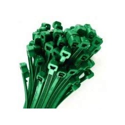 BRIDA NYLON 100x2,5mm VERDE 100 UNIT