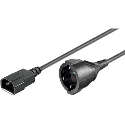 CABLE ALIMENTACION SCHUKO H-C14 M 1,5M