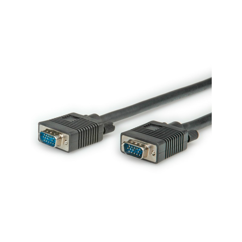 CABLE VGA M-M 10MTS NEGRO CON FERRITAS