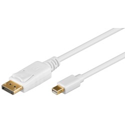 CABLE MINIDP M-DISPLAYPORT M 1M BLANCO