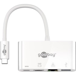 ADAPTADOR USB C M-HDMI H+RJ45+USB3.0+C
