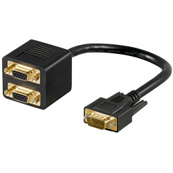 CABLE DUPLICADOR VGA M-2xVGA H 20cm