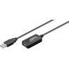 CABLE USB A 2.0 M-H AMPLIFICADO 10MTS CA