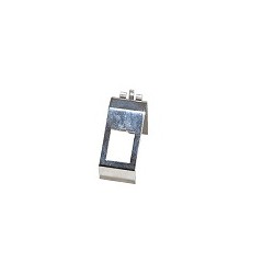 PLACA METALICA 1xRJ45 PARA CARRIL DIN KE