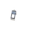 PLACA METALICA 1xRJ45 PARA CARRIL DIN KE