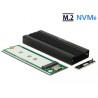 CAJA EXTERNA SSD M.2 NVMe USB C 3.1