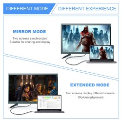 CABLE DISPLAYPORT 1.4 20M FIBRA OPTICA8K